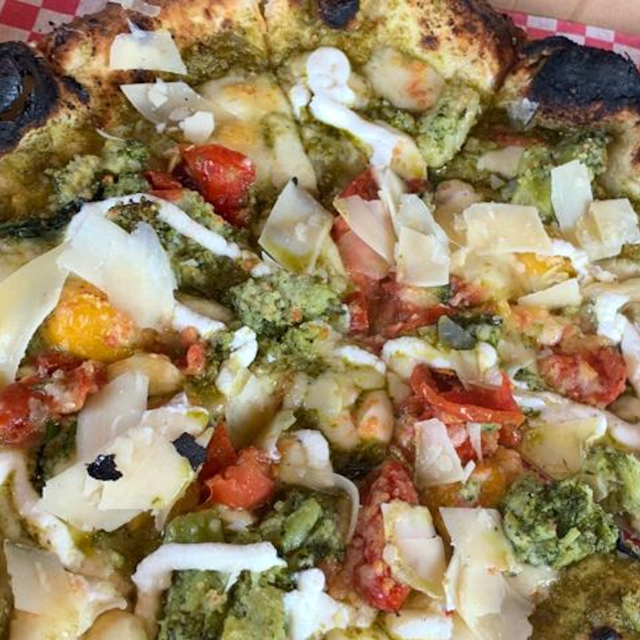 Pesto Pizza.